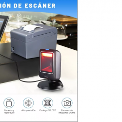 Lector De Código De Barras Omnidireccional 1d/2d/qr Con Usb